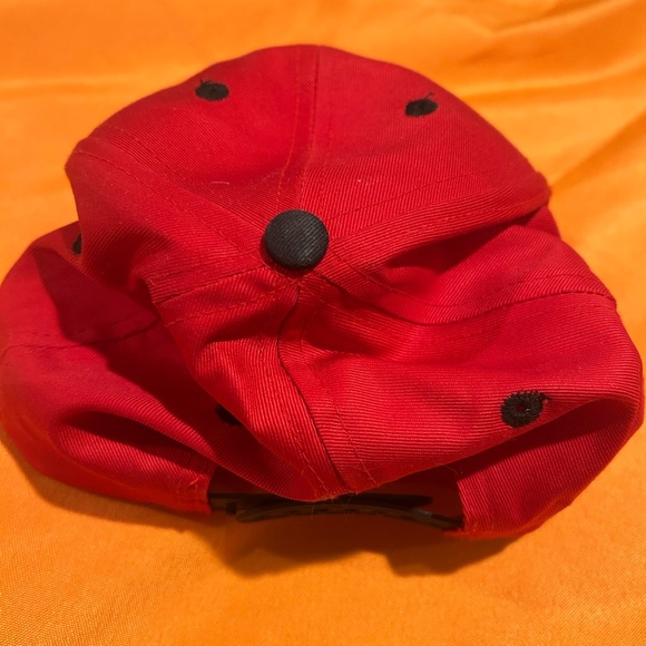 VTG Detroit Red Wings Snapback Hat NHL Hockey Logo 7 Red Black Cap - Picture 3 of 4